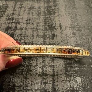 Brighton Gold and Silver Bracelet with Amber Accents